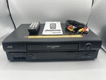 Jvc HR-A591U Vcr 4-HEAD Hi-fi Stereo Cassette Recorder Universal Remote Tested. Fixed Price $85.38.