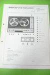 Service Manual For Saba Tg 420 F, Original. Fixed Price $16.03.