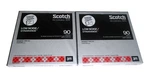 New 2X Scotch 212 Reel-reel Magnetic Recording Tape 90 Min Low Noise Dynarange. Fixed Price $19.99.