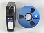 Atr Magnetics 10.5" Master Tape Blue Metal Reel To Size 2" W/ Case. Fixed Price $299.99.