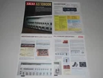 Akai AS-1080DB Quad Receiver Brochure, 4 Pg, Specs, Articles Info, Vintage. Fixed Price $12.99.