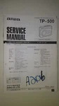 Aiwa TP-500 Service Manual Original Repair Book Stereo Tape Player. Fixed Price $19.98.