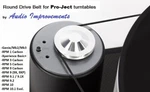 Pro-ject GENIE/RPM1, RPM3, RPM9 And RPM10 Audio Improvements Drive Belt. Fixed Price $24.99.