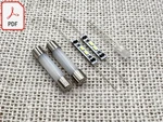Teac A-3300 A-2300 Replacement Led Vu Meter Lamps Lights Bulbs Kit Instructions. Fixed Price $29.50.