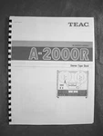 One New Copy Teac A-2000R Reel To Tape Deck Recorder Owner S Manual. Fixed Price $32.95.