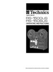 Technics RS-1500US RS-1506US Tape Deck Owners Instruction Manual Reprint. Fixed Price $22.24.