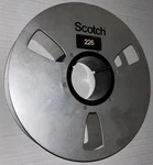 For Decor Repurpose Upcycle Scotch 226 Empty Alum Reel 2" 10.5 As-is No Box. Fixed Price $30.79.