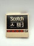 Rare Vintage Nos Scotch RB-3 Empty Reel To 3" Magnetic Tape Plastic Box. Fixed Price $20.00.