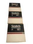 Scotch RB-7 & 150 Reel To Tape 7" 3X Analog 1800' Previously Recorded. Fixed Price $18.00.