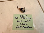 Sony TC-580 / TC-730 Record Input Level Pots. Fixed Price $9.99.