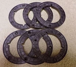Brand New 1/4" Nab Reel Hub ADAPTERS.....6 Pack! Rmgi, Rtm, Maxell. Fixed Price $16.95.