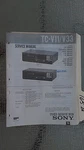 Sony TC-V11 V33 Service Manual Original Repair Book Stereo Tape Deck Player. Fixed Price $19.98.