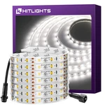 Outdoor Led Strip Lights Waterproof White, 16.4FT Dimmable Tape 5000K, .... Fixed Price $55.05.