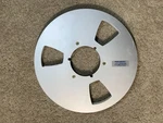 10.5" Diameter Metal Take Up Reel For Half Inch Tape Ampex 456. Fixed Price $50.00.
