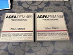 Agfa 469 (professional) Master Tape Metal 1/2 10.5 For Real To Reel Recordings. Fixed Price $68.00.