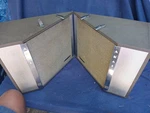 Vintage Set Of Akai SS-50 Angled Suitcase Reel Mechanical Speakers *read. Fixed Price $125.00.