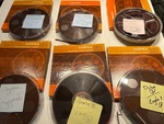6 Lot Ampex 351 2400 Feet 7 Reel To Tapes Original Boxes W/ Rock Music. Fixed Price $45.00.