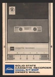 Toshiba KT-20P Solid State Cassette Recorder Manual, English. Fixed Price $39.59.