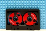 New Blank Black Rim Metal Red 48 Min Reel To Type Cassette Tape (1). Fixed Price $23.39.