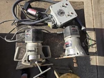 Two Porter-cable 75192 3.25 Hp Industrial Router With Feed Motor And Wiring Lot. Fixed Price $825.50.