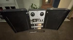 60 Akai Reel To Cross Fit Model M-8 W/ Mic SS-110 Spkrs-works/read. Fixed Price $550.00.