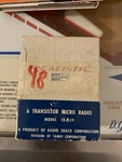 Vintage Realistic Micro 6 Transistor Radio Rare Box Complete Shack. Fixed Price $84.15.