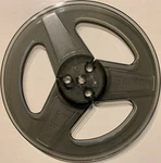 Scotch 7" Empty Reel, Series 3, Dark Shaded Triple Window, New Box + Bag. Fixed Price $7.95.