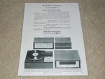 Marantz 1966 Ad, Page, 10B Tuner, 8B SLT-12 Turntable, 7T Preamp, Article. Fixed Price $9.99.