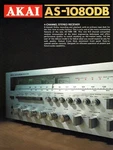 High-res Scans Of The Rare Brochure For Akai AS-1080DB 4-CHANNEL Stereo Receiver. Fixed Price $19.99.
