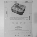 Norelco Model EL3516 Portable Open Reel Tape Recorder Sams Photofact 1958 New. Fixed Price $9.45.