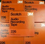 Lot Of 5 3M Scotch 226 Audio Tape 1/4" X 10-1/2" Reel /metal Nab. Fixed Price $109.95.