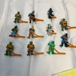 1990 Tmnt Remco Subterranean Sewer Hockey Lot Of 11 Ninja Turtles Players Figure. Fixed Price $29.99.