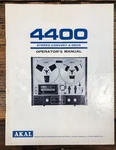 Akai Model 4400 Reel To Owners / User Manual *original*. Fixed Price $34.97.