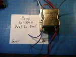 Sony TC-540 Reel To Tapecorder Replacement Power Transformer 1-441-252-13S. Fixed Price $18.99.