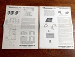 Vintage Nortronics Hq Erase Heads/tape Recording Components (lot 2 Data Sheets). Fixed Price $15.95.