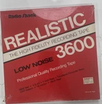 Vintage Radio Shack Realistic 3600 Reel To Recording Tape 7 Sealed Nos. Fixed Price $26.39.