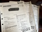 Sony TA-E721 TA-E731X Service Manual From The Usa **original**. Fixed Price $24.99.