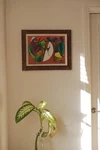 Vintage Fritz Rock Signed Oil Painting Haitian Market Scene Frame 21 X 17. Fixed Price $399.99.