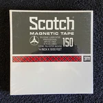Scotch Magnetic Tape 150 Extra Length, 1/4 1800 Ft. 1.0 Mil. Reel Sealed!. Fixed Price $14.99.
