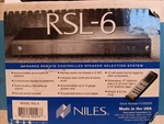 Niles RSL-6 Remote Controlled Zone Speaker Selector (new In Box). Fixed Price $145.00.