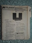 Midland 19-751 Service Manual Original Repair Book Radio Stereo Tape. Fixed Price $23.74.