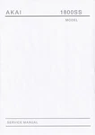 Service Manual For Akai 1800 Ss. Fixed Price $12.32.