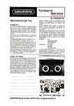 Service Manual For Grundig Tk 2200, 2400. Fixed Price $11.79.