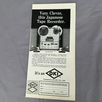Vintage Oki Japanese Tape Recorder Reel To Stereo Hi-fi Print Ad 1964. Fixed Price $11.75.
