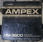 Ampex GM-3600 Grand Master 7 1/2" 190MM/S Pro Recording Tape Ft. Open Box. Fixed Price $15.00.