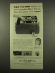 1956 Rca Victor Judical 7TR3 Tape Recorder Ad. Fixed Price $19.99.