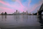 L1618 Australia Nsw Sydney Circular Quay Sunrise Postcard. Fixed Price $7.63.