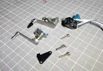 Teac Left & Right Tape Tension Arm Lever Assemblies For 1230 Reel To Htf. Fixed Price $45.00.