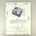 Knight 96RX675 Reel Tape Recorder Sams Photofact Service Manual 269-7. Fixed Price $9.95.