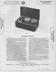 1949 BK403 Brush Soundmirror Reel Service Manual Photofact Tape Recorder. Fixed Price $8.99.